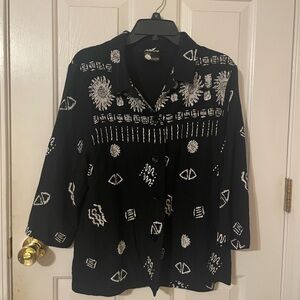 3/$15 Vintage Button Up Top
